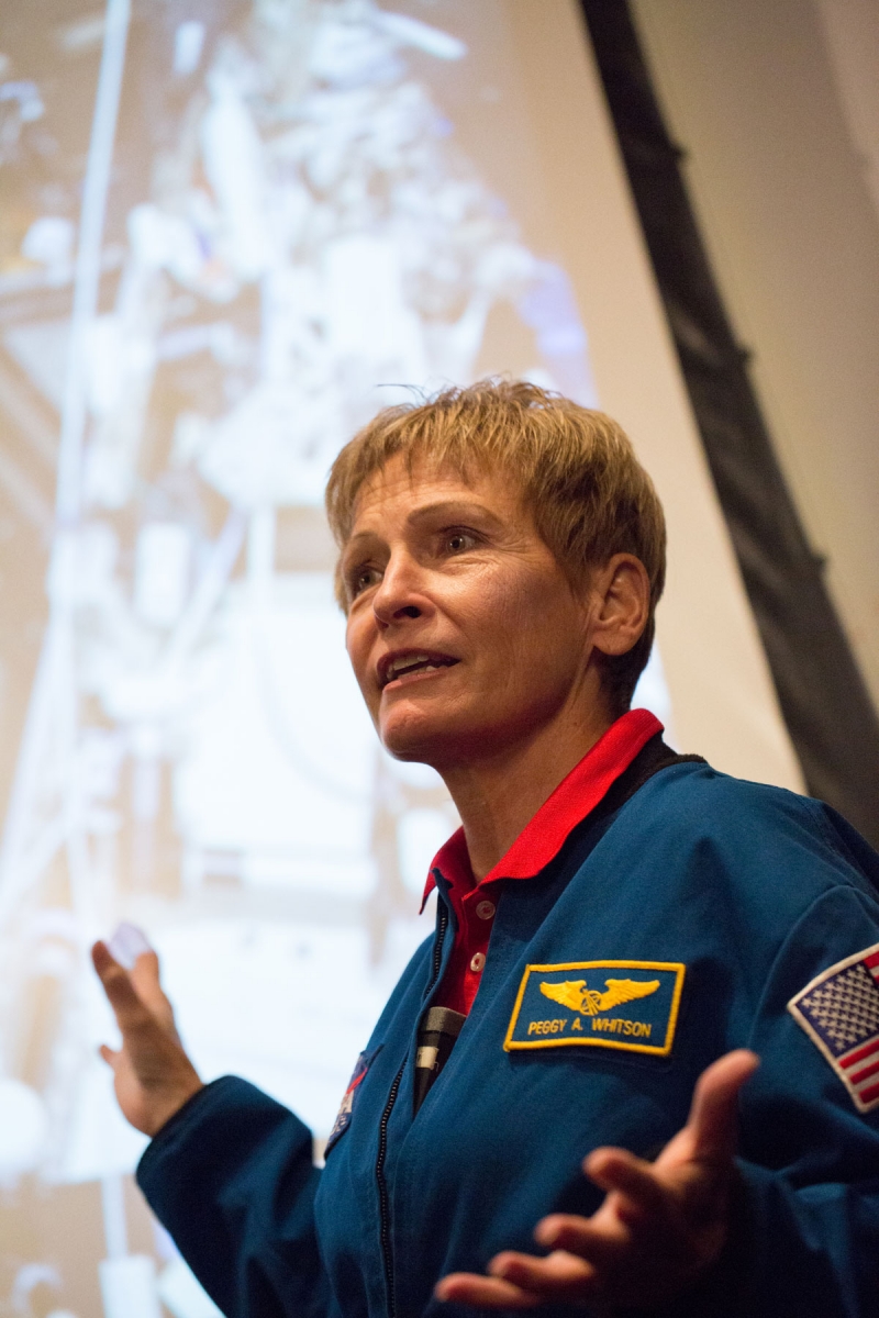 Peggy Whitson, the first woman to command the International Space Station, has spent more days in space than any other American astronaut