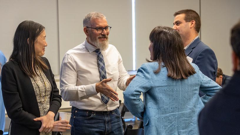 A group of CTV members at a pitch