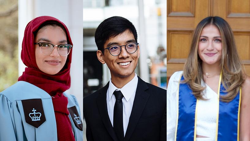 Aneeza Asif ’21BC, Ryan Soeyadi, and Madison Thantu