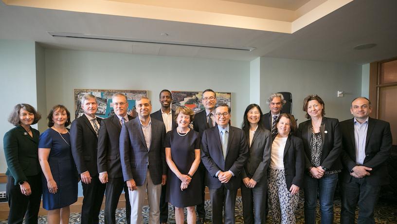 Columbia University and Columbia Engineering leadership with partners