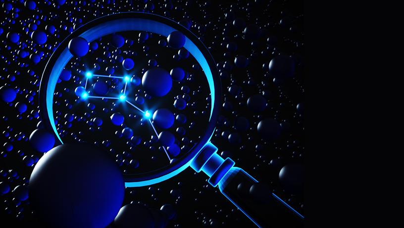 Researchers used x-ray tomography as a magnifying lens to see into the inner structure of nanomaterials. Credit: Oleg Gang/Columbia Engineering
