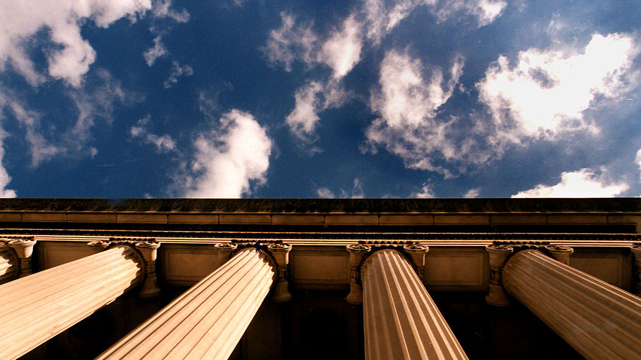 Library and sky, by Eileen Barroso
