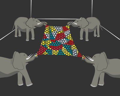 Graphene remains the strongest material ever measured and, as Professor Hone once put it, so strong that "it would take an elephant, balanced on a pencil, to break through a sheet of graphene the thickness of Saran Wrap.”