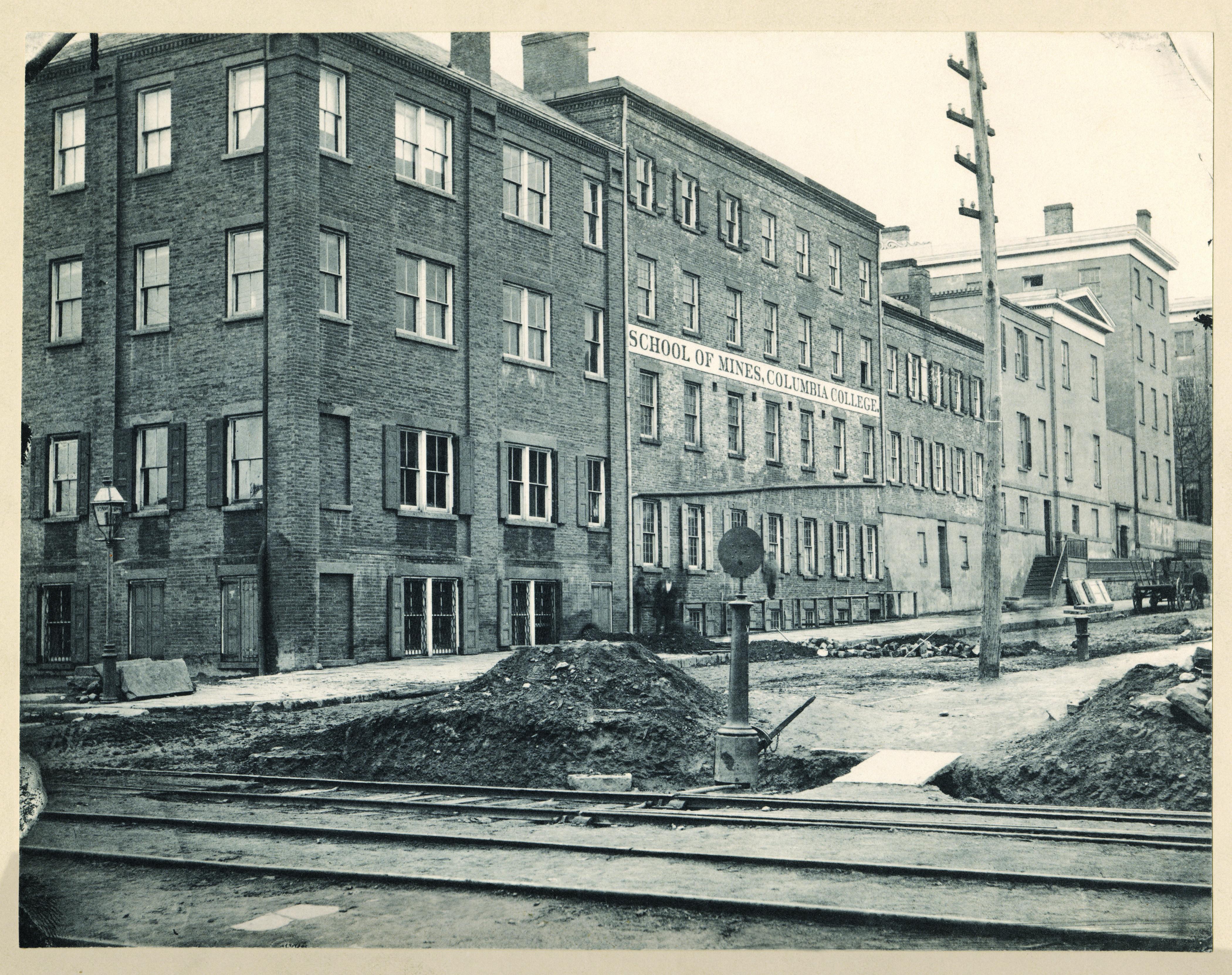 Columbia School of Mines in 1800s