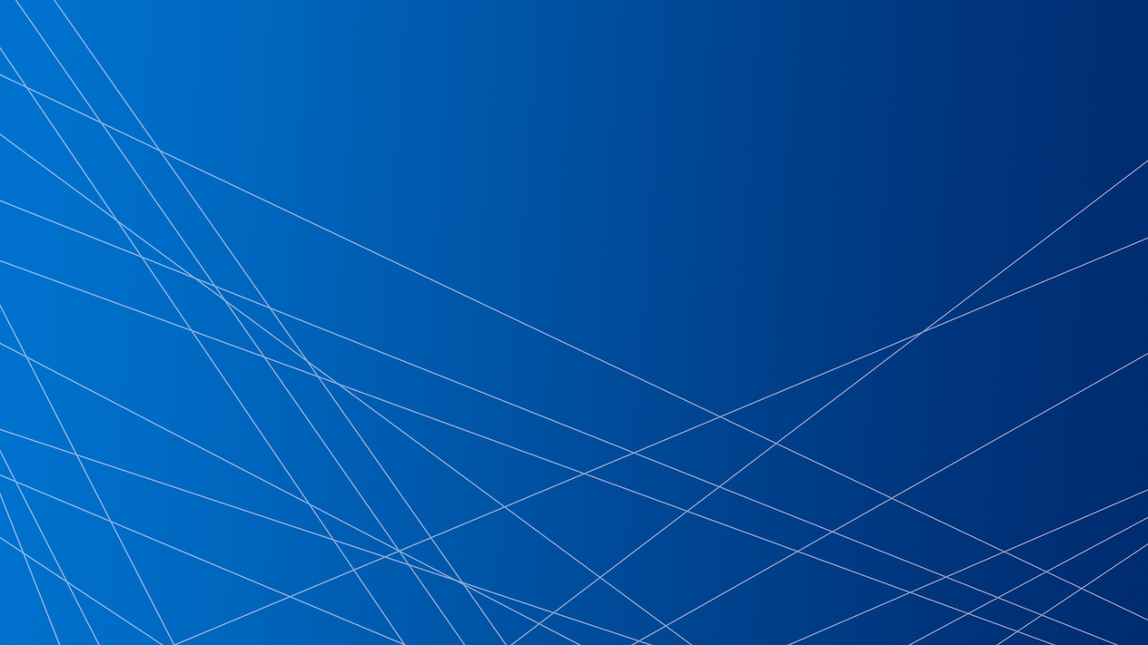 Intersecting lines over a blue gradient background