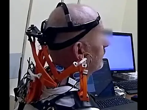 Demonstration of Robotic Neck Brace for ALS Patients.