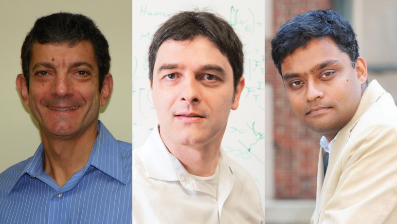 From left to right: Profs. Daniel Bienstock, Agostino Capponi, and Garud N. Iyengar