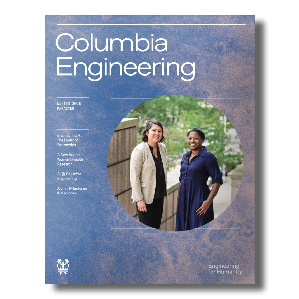 The Columbia Engineering Winter 2025 Magazine cover