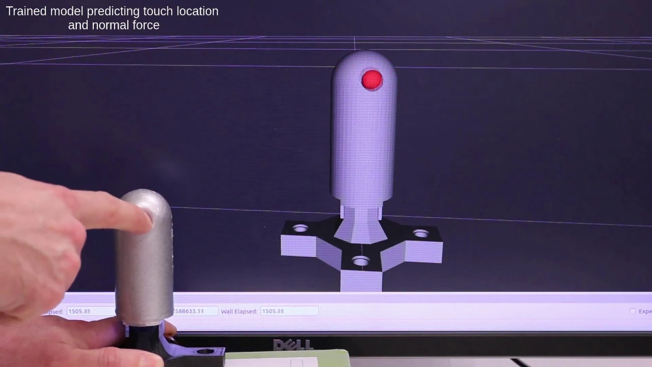 A Tactile Finger based on Optical Signals