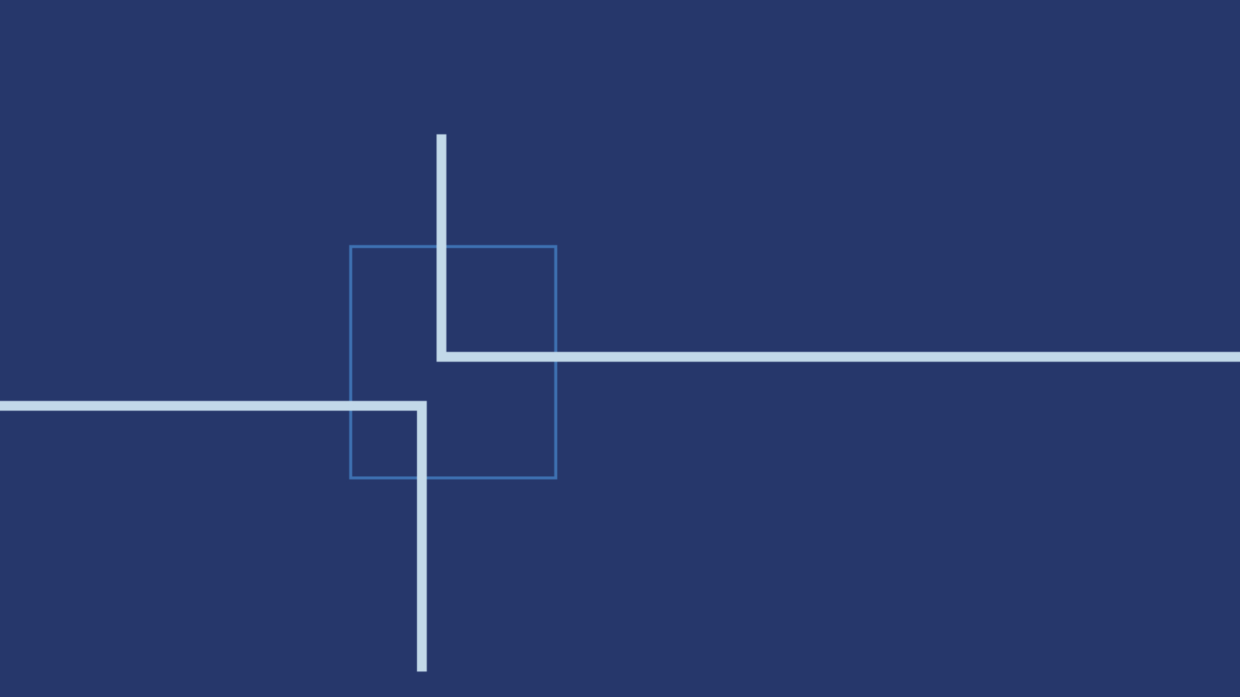 Abstract lines on a navy background
