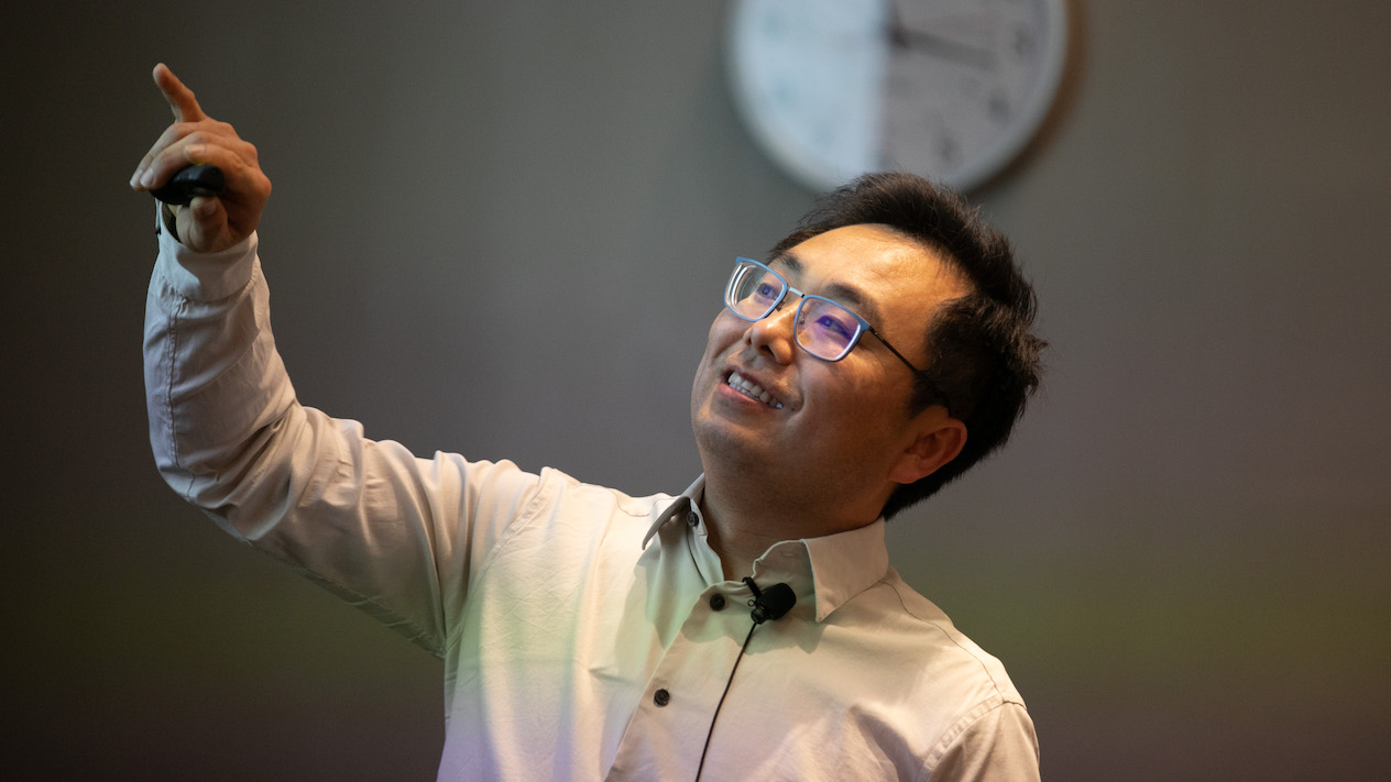 OpenAI’s Shuchao Bi pointing