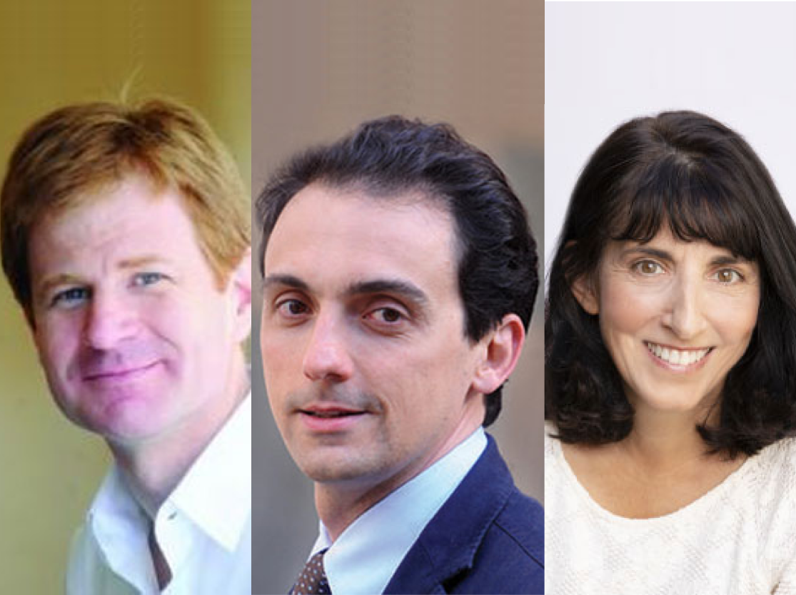 headshots of three Columbia CS professors