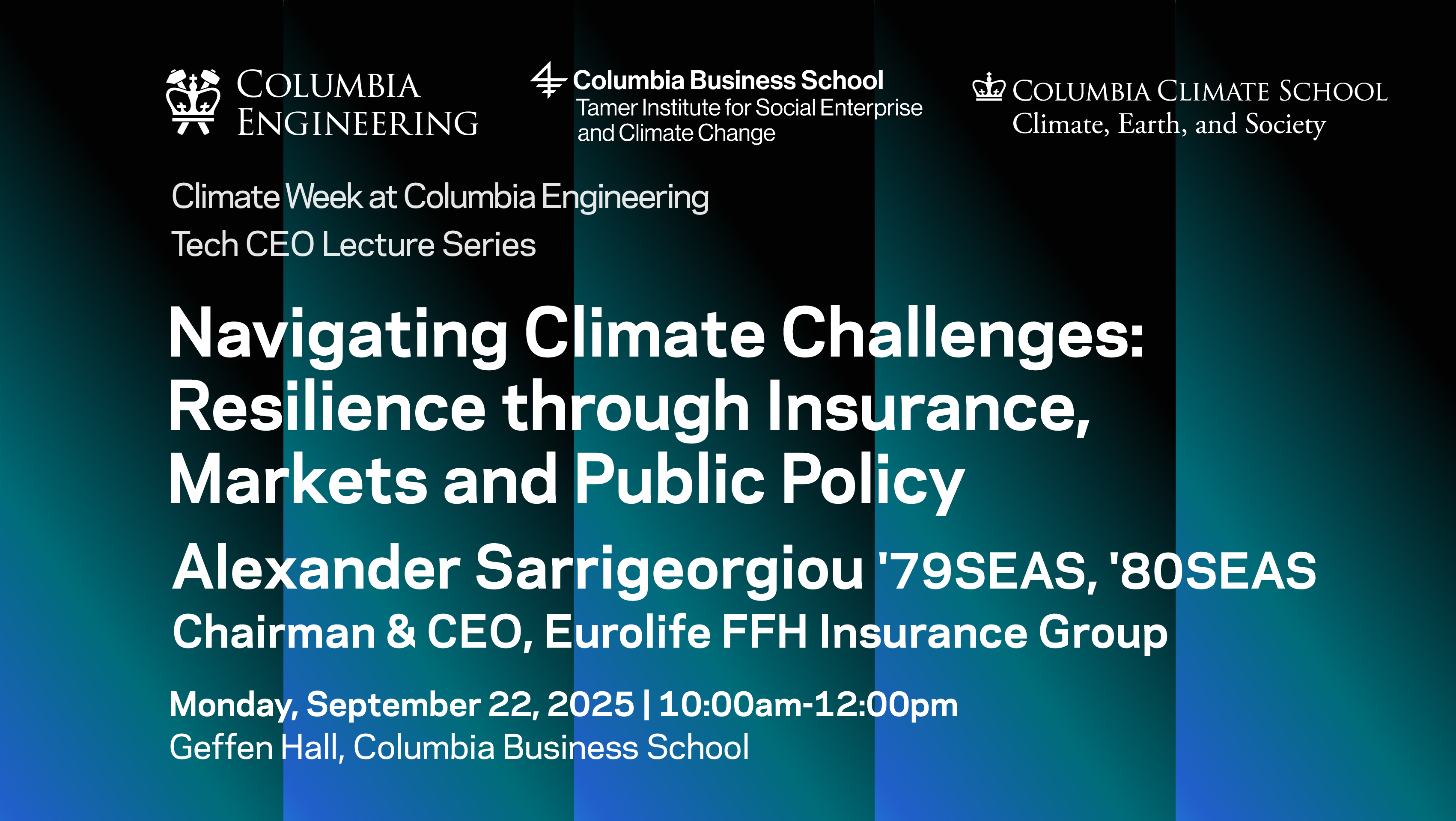 climate week 2025 day 1 event banner