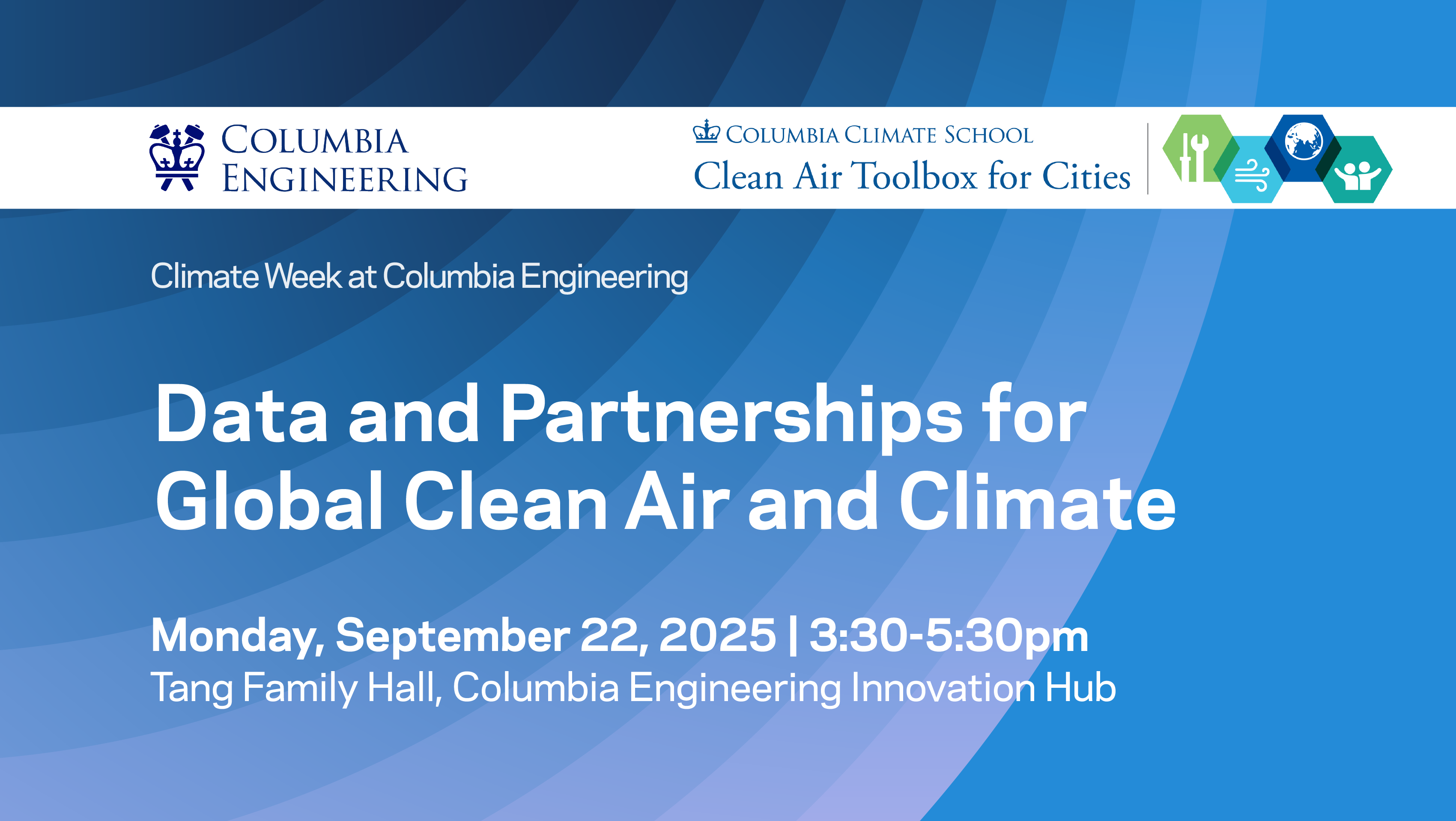 climate week global clean air and climate banner