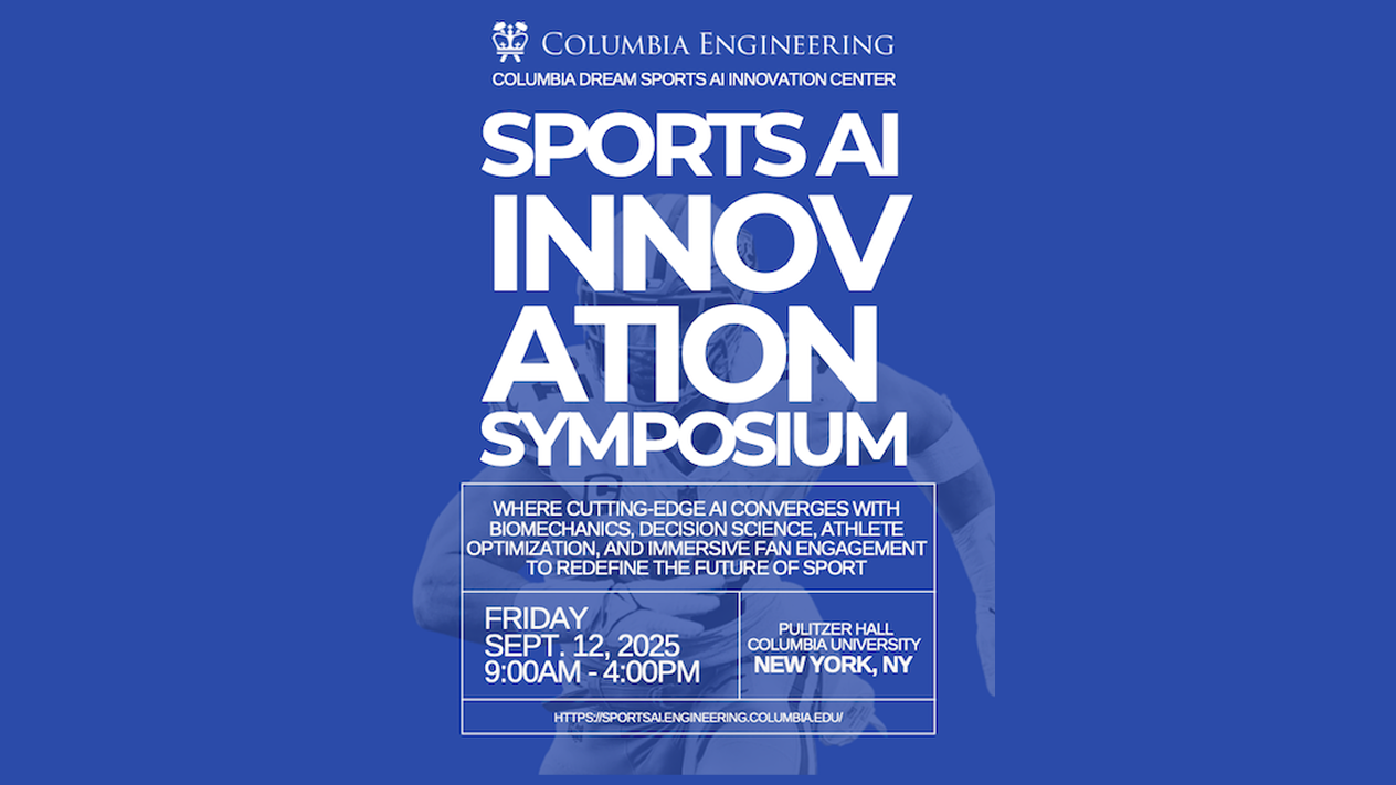 sports ai innovation symposium 2025 flyer