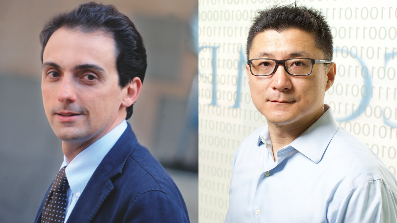 gallery with Luca Carloni (left) and Junfeng Yang (right)