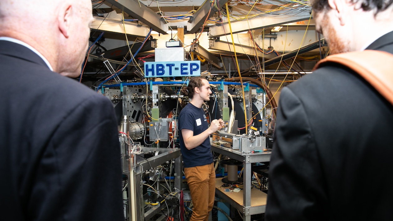 The Fusion Research Center hosted tours of its labs during Climate Week NYC in the fall