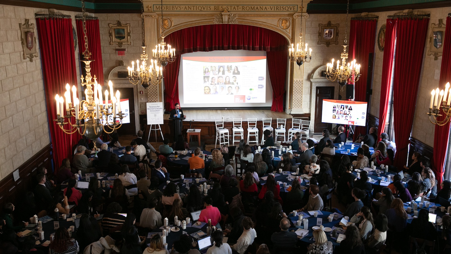 Women's health symposium audience