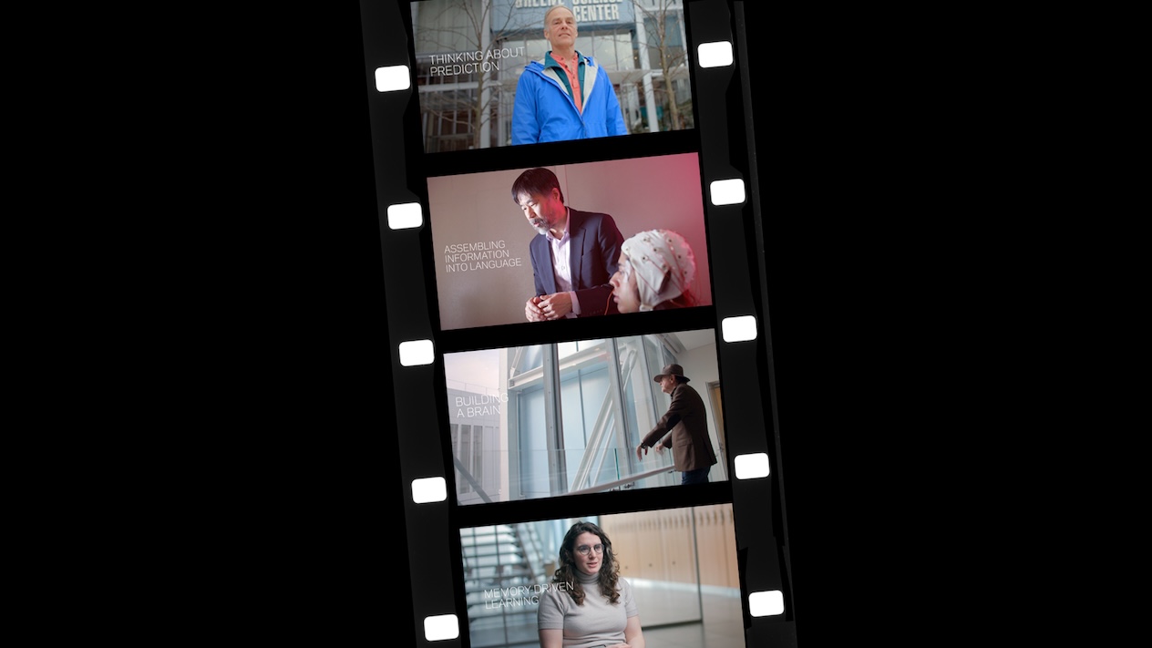 film strip featuring ARNI leadership against a black background