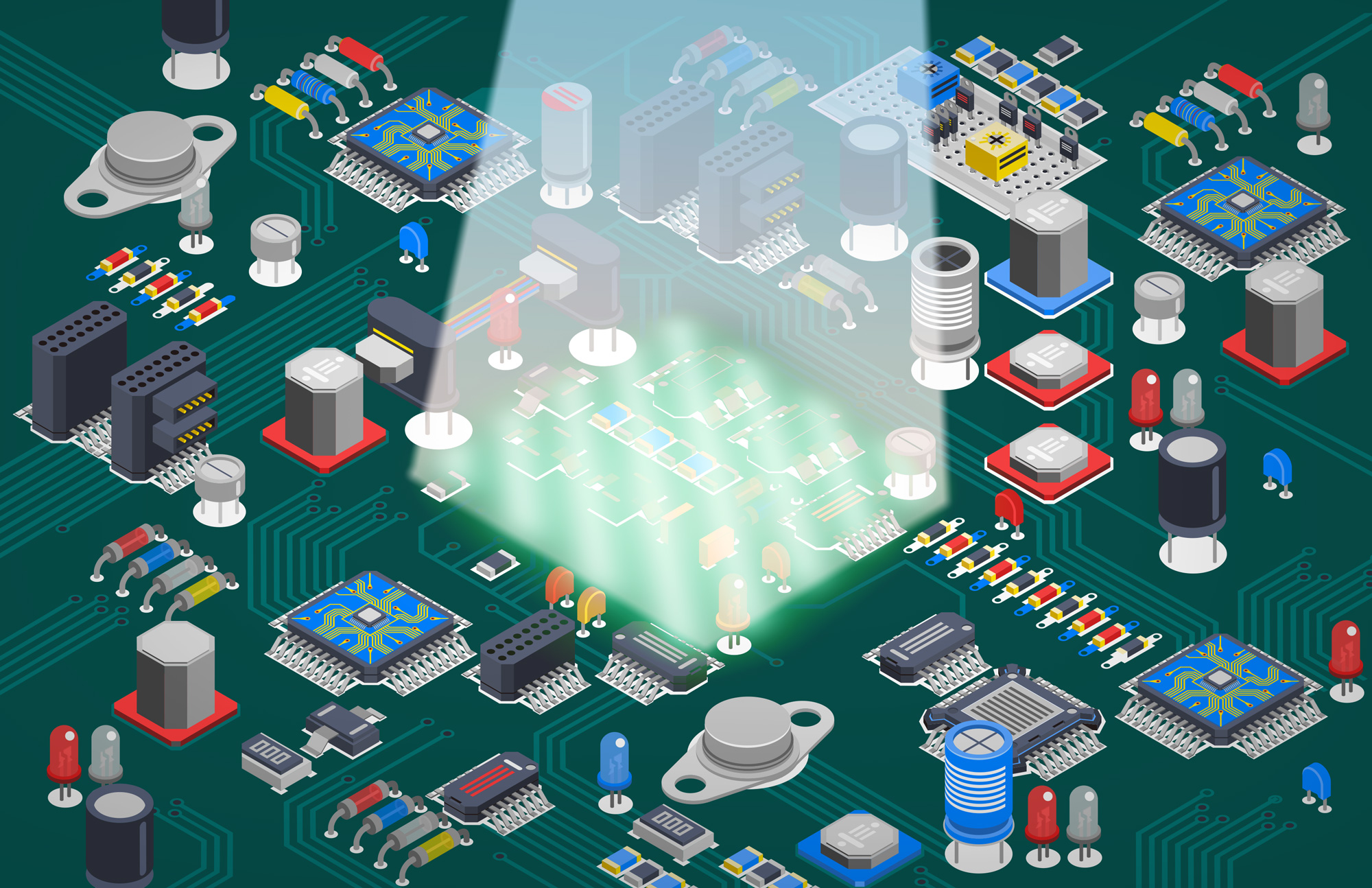 An artist’s rendering of micro phase shifting.