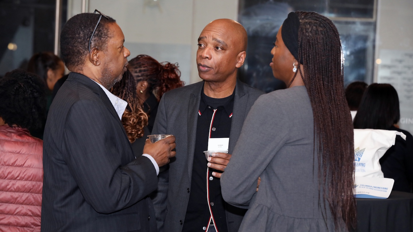 3 participants speaking to one another