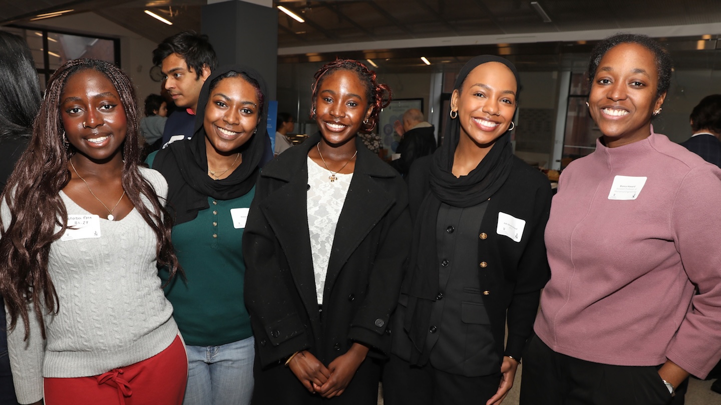 5 participants in the National Society of Black Engineers