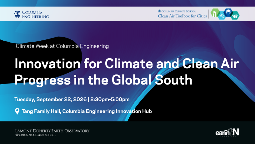 Innovation for Climate and Clean Air Progress in the Global South event graphic.