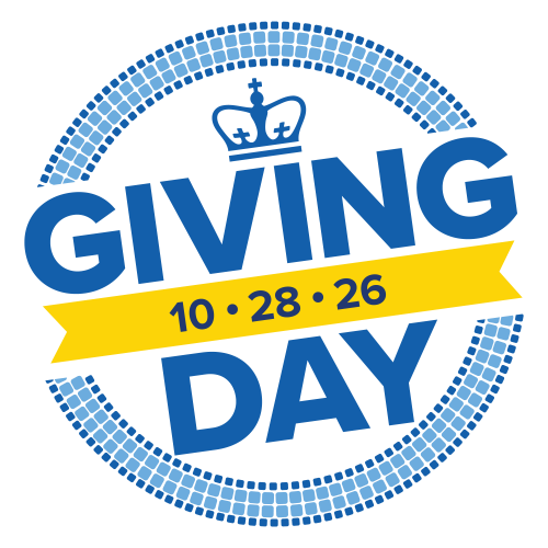 Columbia Giving Day logo with the date October 28, 2026, and the Columbia crown above the event name.