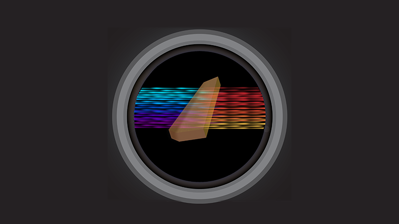 A diagram of a laser