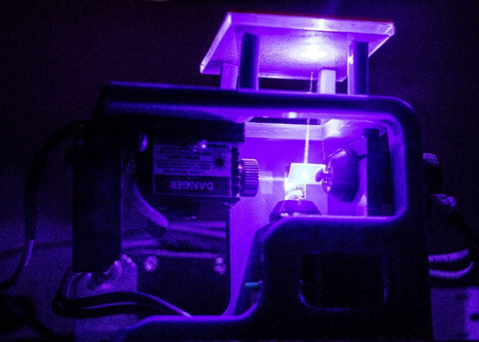 image of laser beam