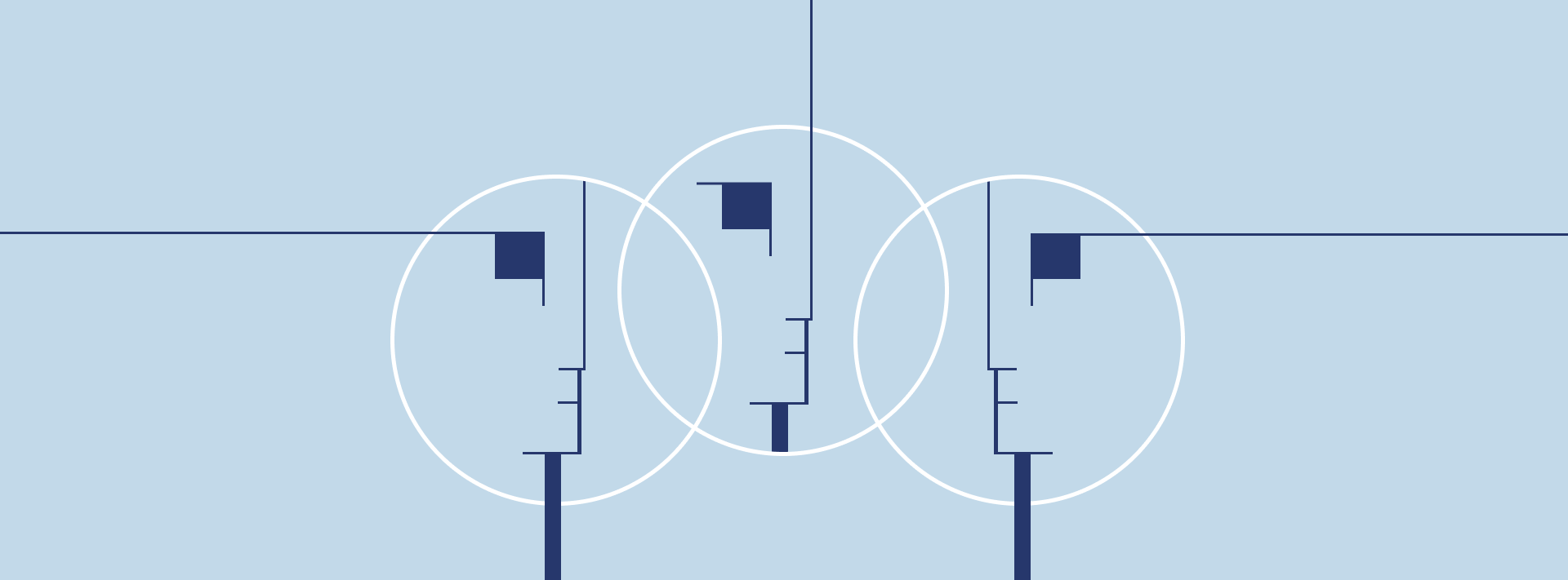 Abstract lines in the shape of faces