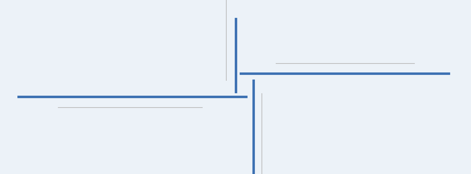 Abstract lines over a light blue background