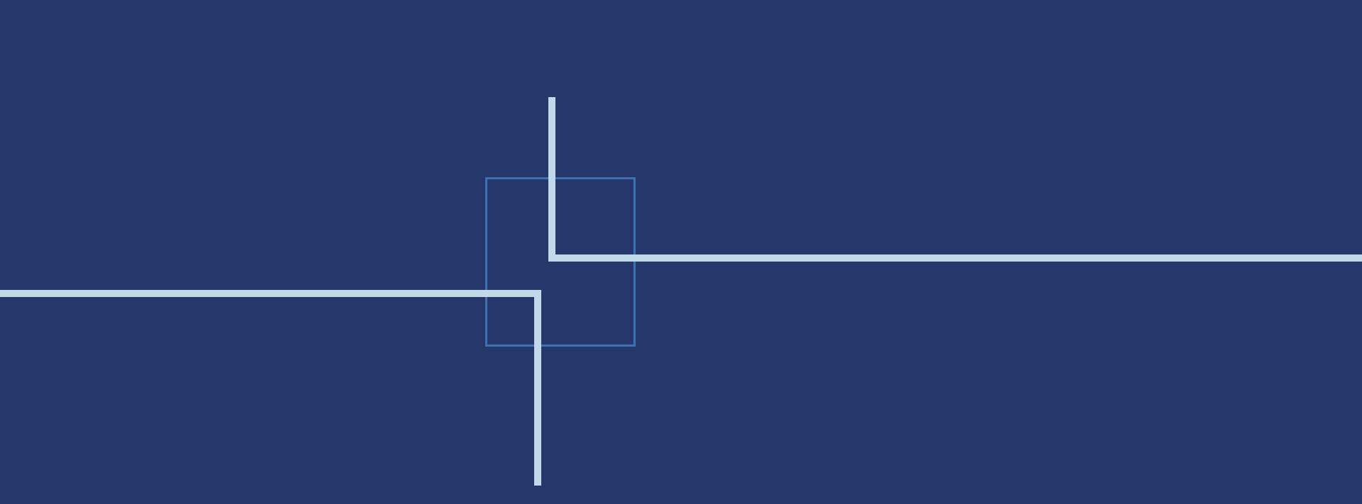 Abstract lines over a navy background