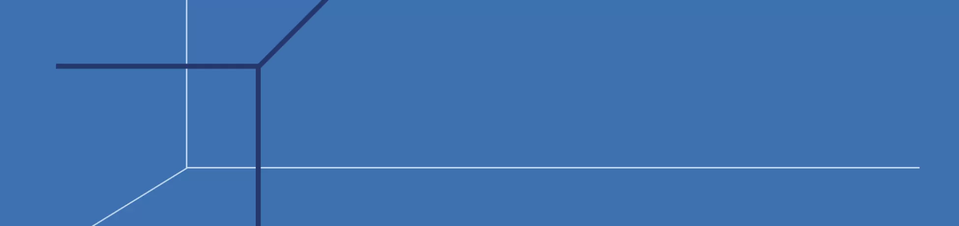 Abstract lines over a blue background