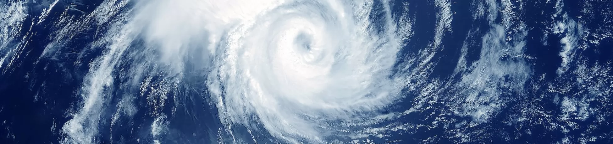 A hurricane from space.