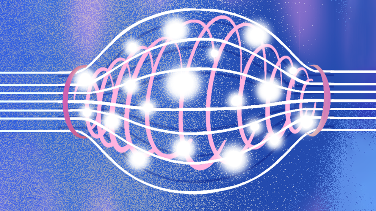 Magnetic Mirror Illustration