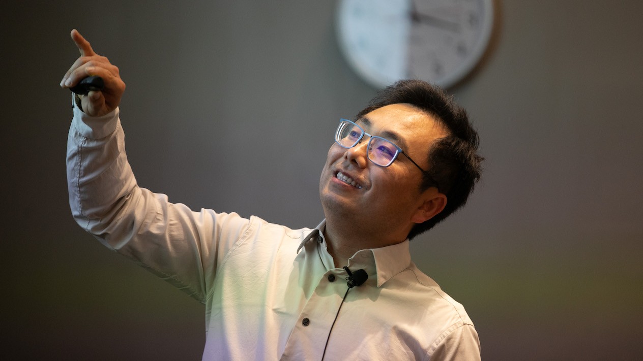 OpenAI’s Shuchao Bi pointing