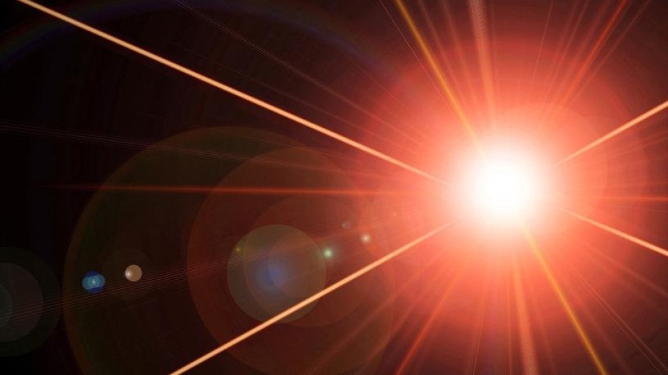 A lense flare