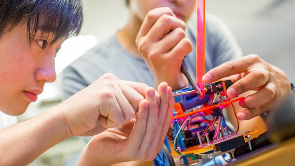 The Columbia-sponsored, student-run 2Train Robotics team takes high schoolers, some of whom have barely written a line of code or turned a wrench, and leads them to become champions.