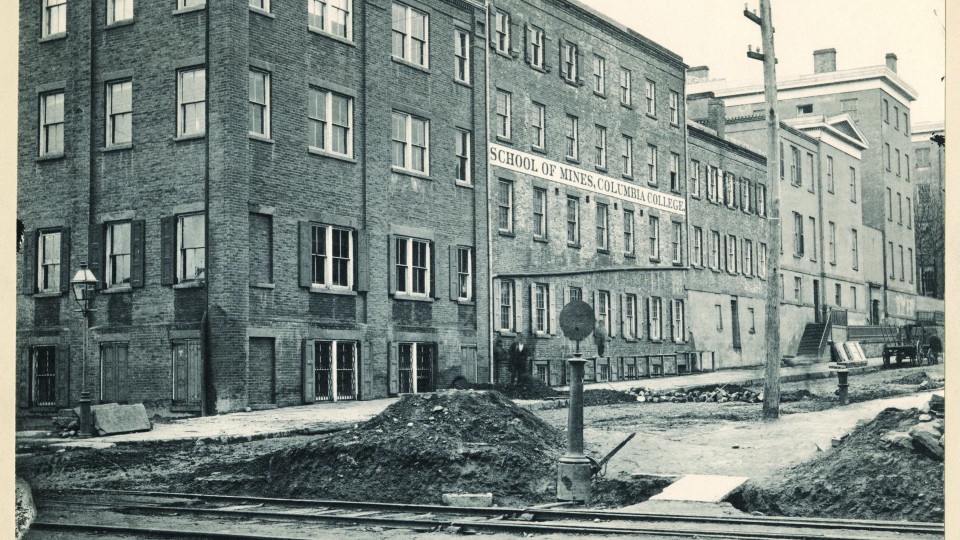 Columbia School of Mines in 1800s