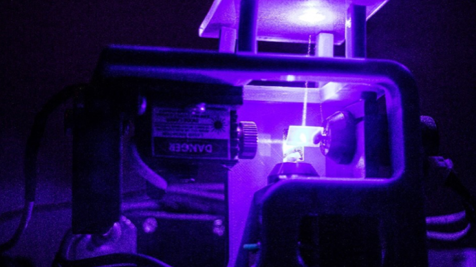 image of laser beam