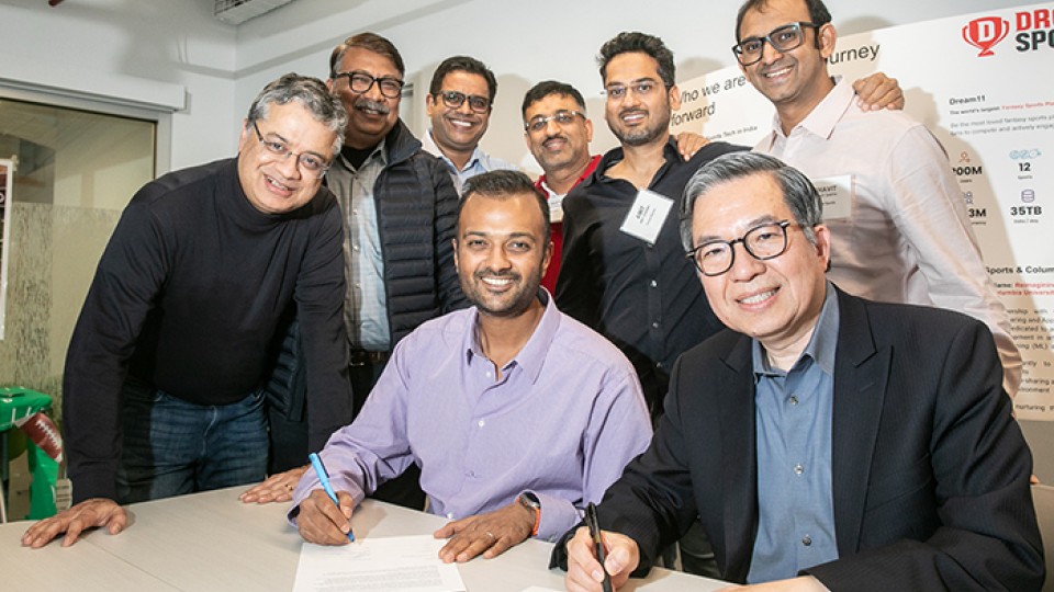 Columbia-Dream Sports AI Innovation Center launch