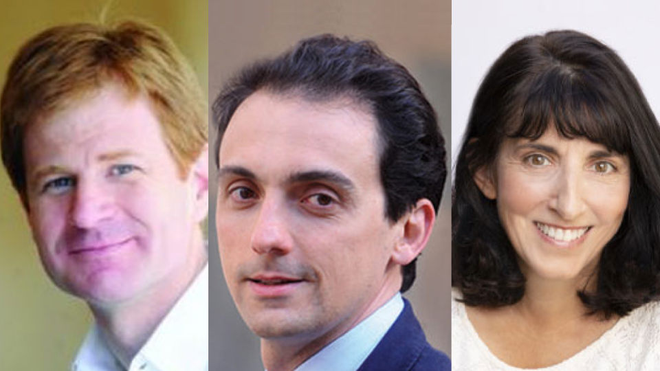 headshots of three Columbia CS professors