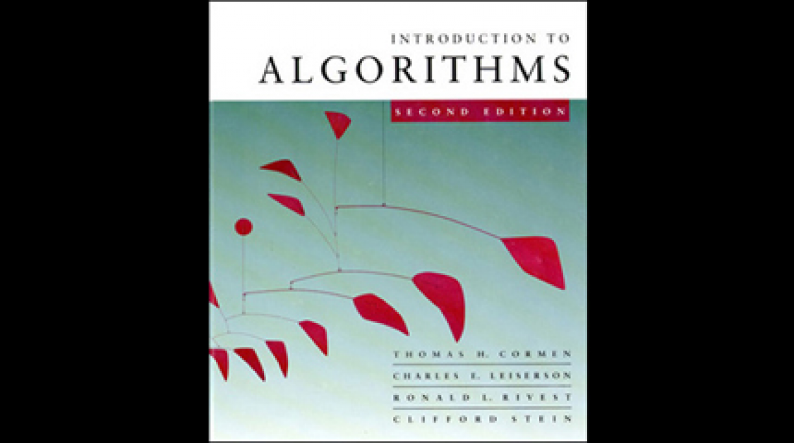 The cover of an algorithms book