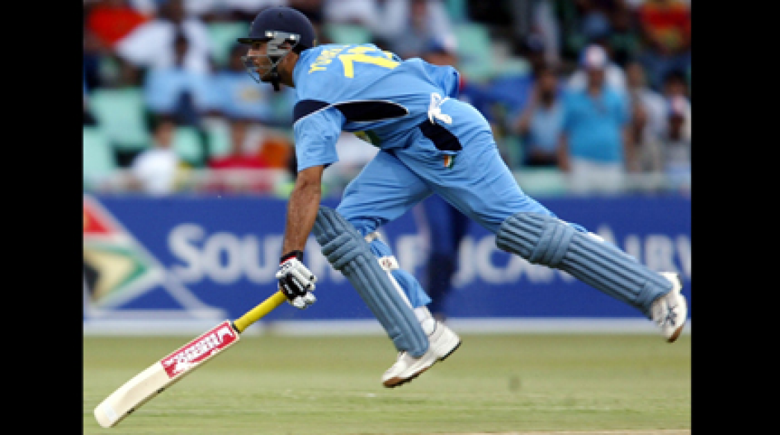 A cricket player