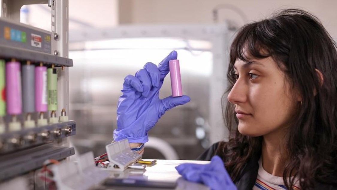 Student in Lab