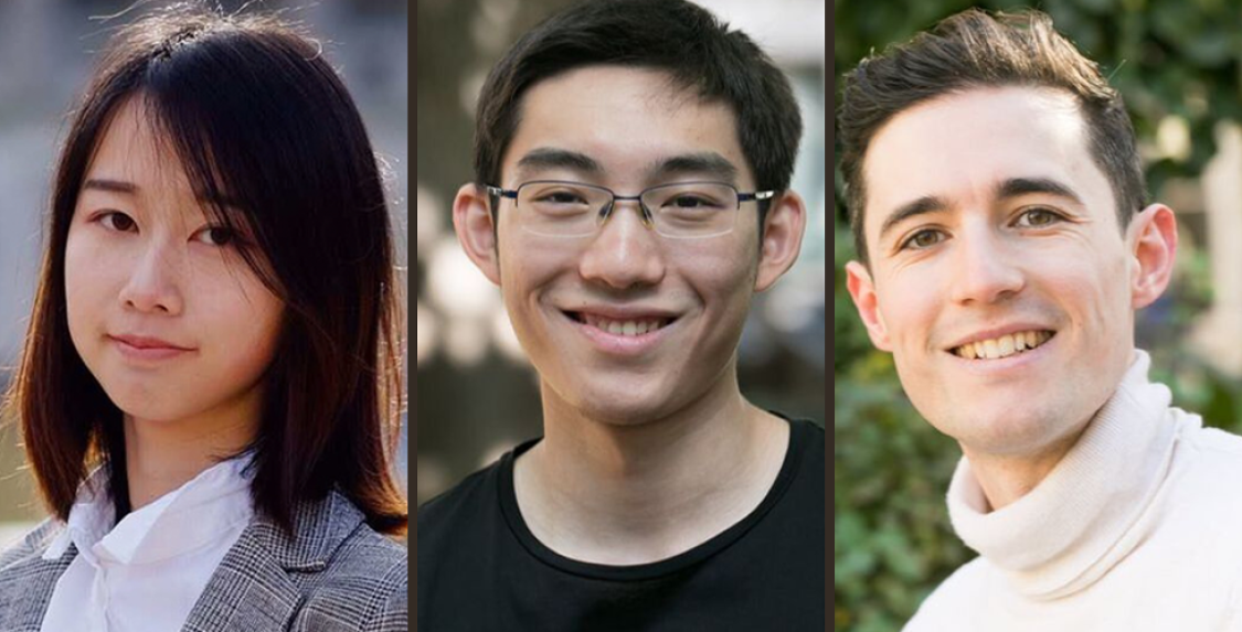 From left to right: Siyu He, Yinuo Jin, Achille Nazaret