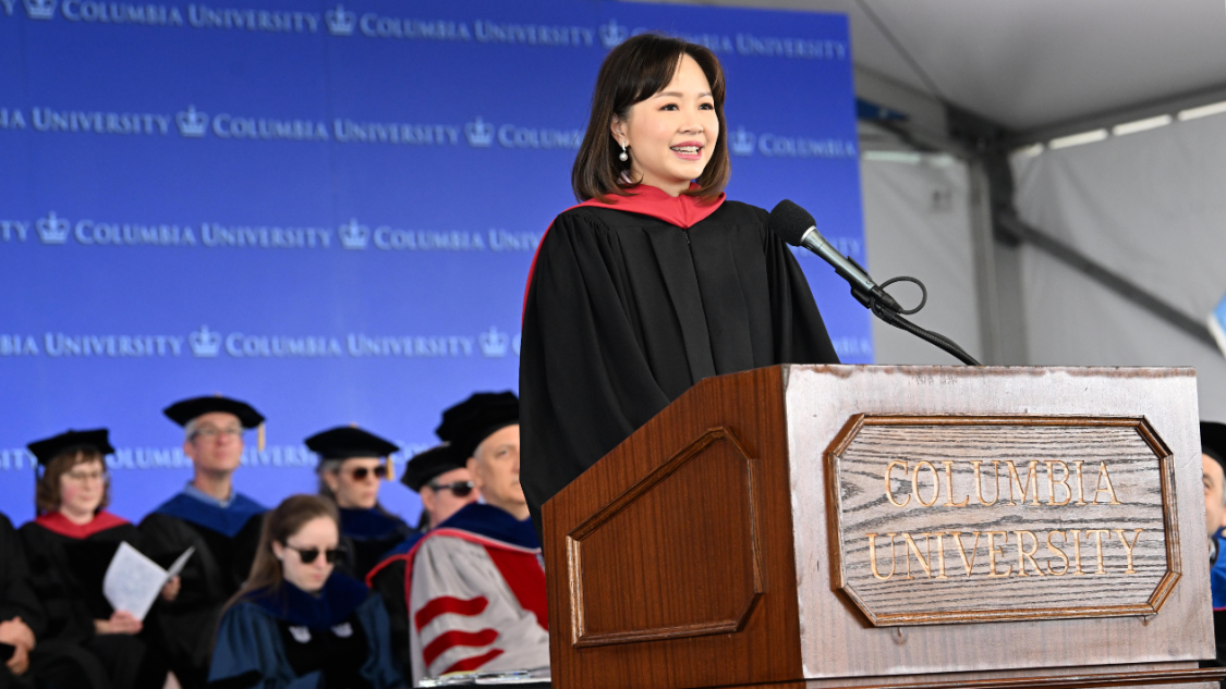 class day speaker Jennifer Yu Cheng