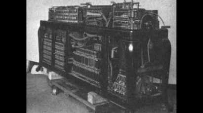 A punch card tabulator