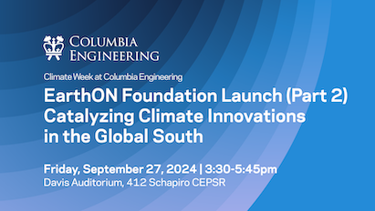 EarthON Foundation Launch (Part 2) Catalyzing Climate Innovations in the Global South event information